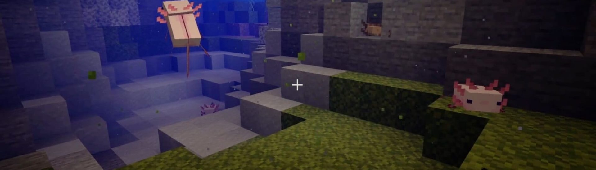 Minecraft: Neue Höhlen und süße Axolotl in Bergseen