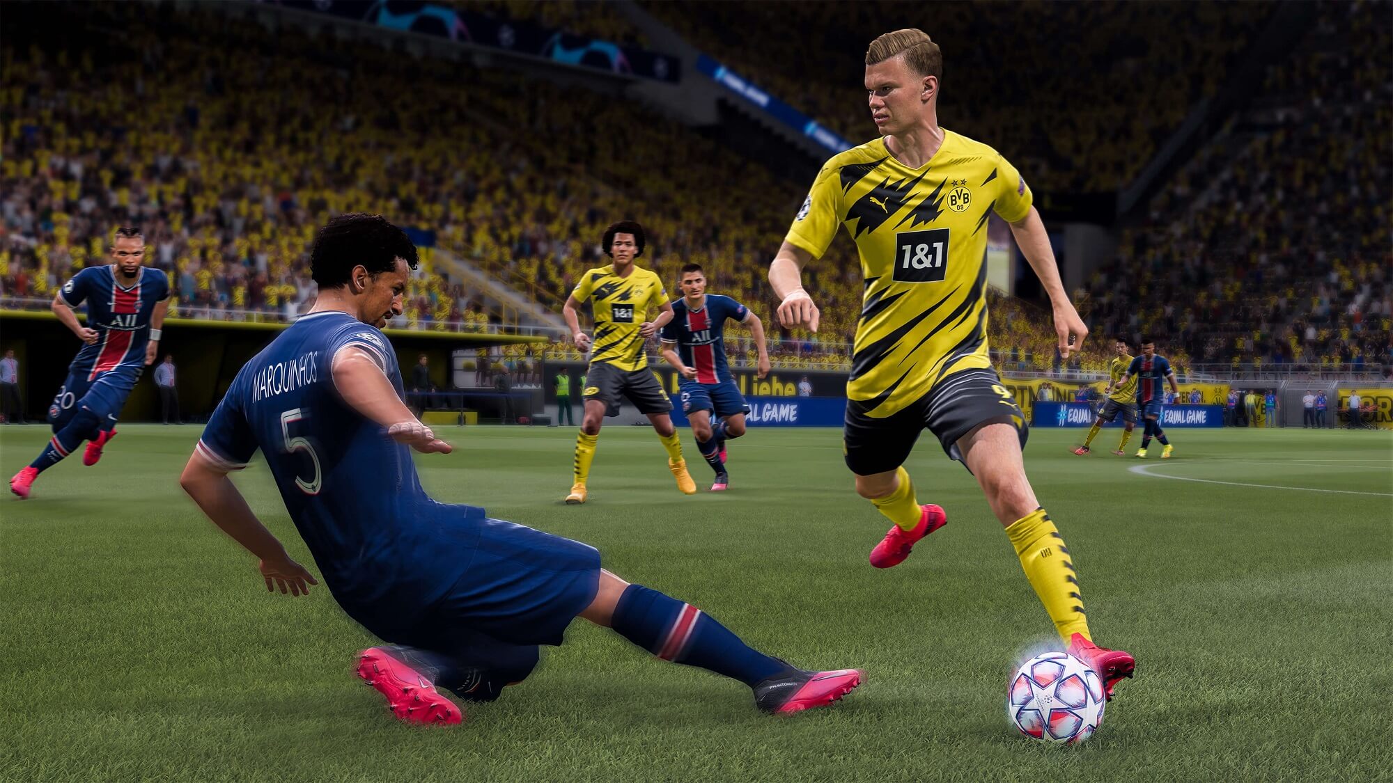 FIFA 21: Erling Haaland überläuft Marquinhos