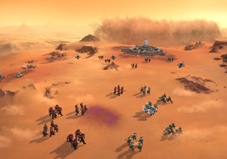 Dune Spice Wars: Gameplay-Trailer mit Wurmzeichen